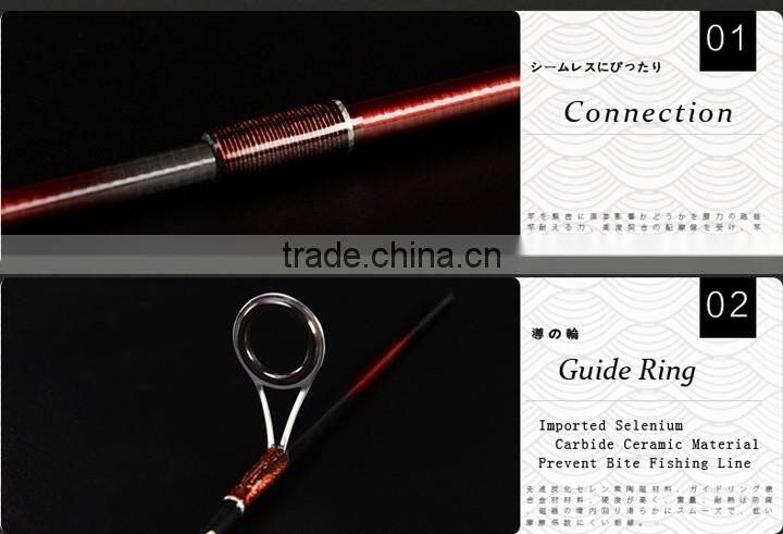 2015 New Style Spinning Fishing Lure Carbon Fiber Fishing Feeder Rod