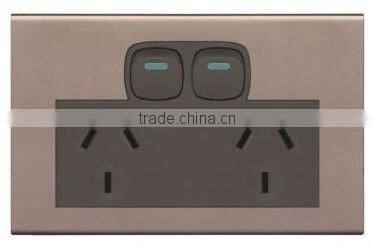 perfect 1 gang 1way/2way switch and 1 gang universal socket