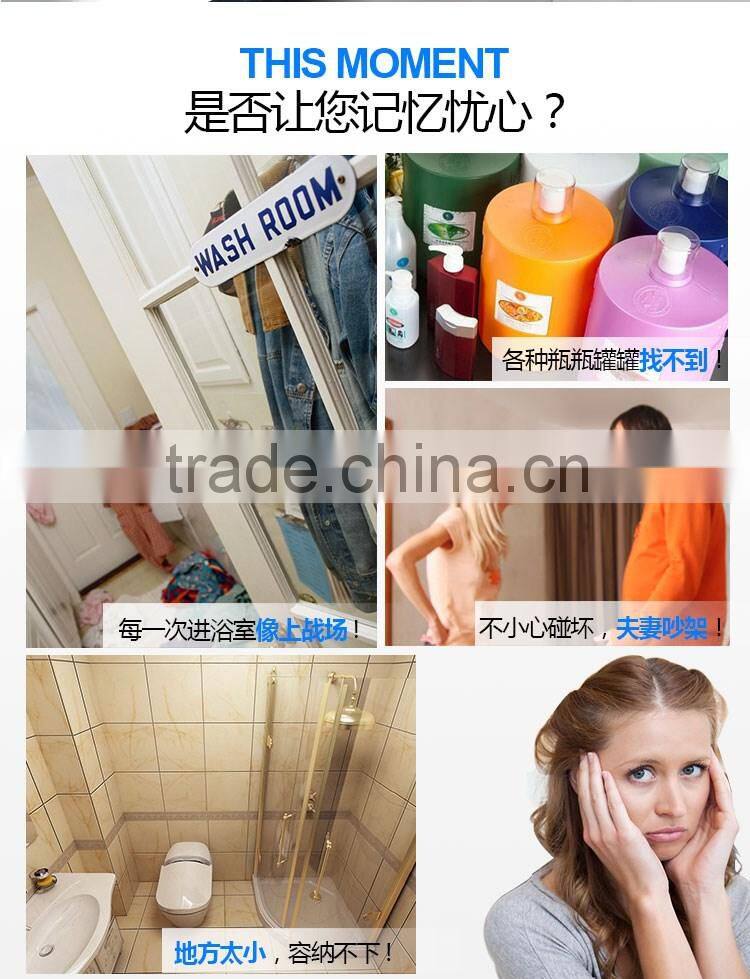 LABRAZE LE8012 triangle corner bathroom rack with chrome plating