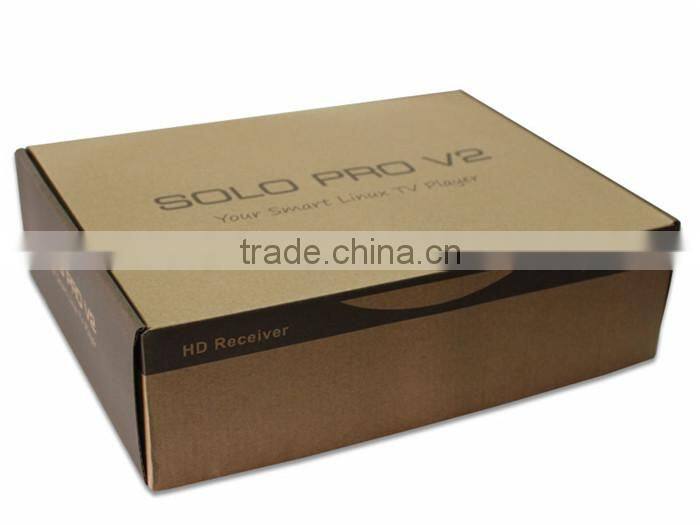 Version 2 SOLO PRO HD solo pro v2 satellite receiver DVB-S2 single tuner Enigma 2 Linux OS set top box solo pro v2