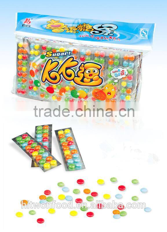 Hit won Milk beans candy tablet candy pressed colorful candy