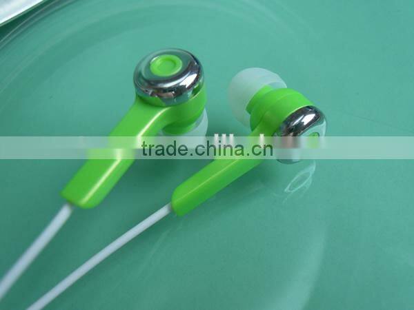 Fashion 3.5m plug OEM ear phones and headphone in-ear with transparent box