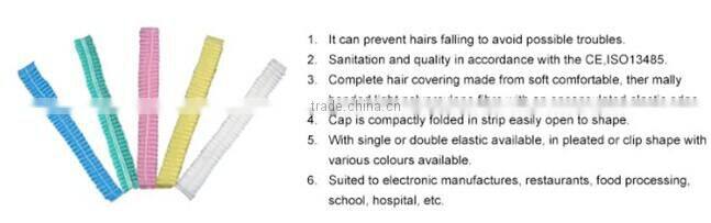 Round medical clean room disposable clip cap for hospital