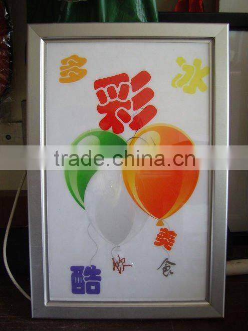 Slim Light Box (Light Panel), V-Cut light guide