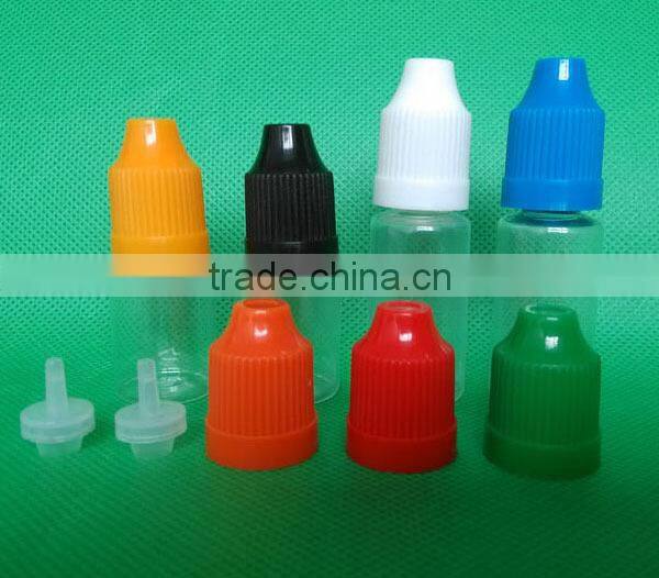 AUOB-005 5m 10ml 15ml 30ml 50ml PET e-cig oil bottle with dropper