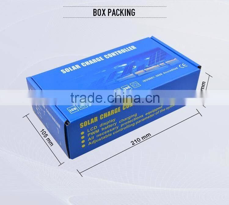 12v 24v 48v solar charge controller Automatic Switc 20A manual pwm solar charge controller with quick charge