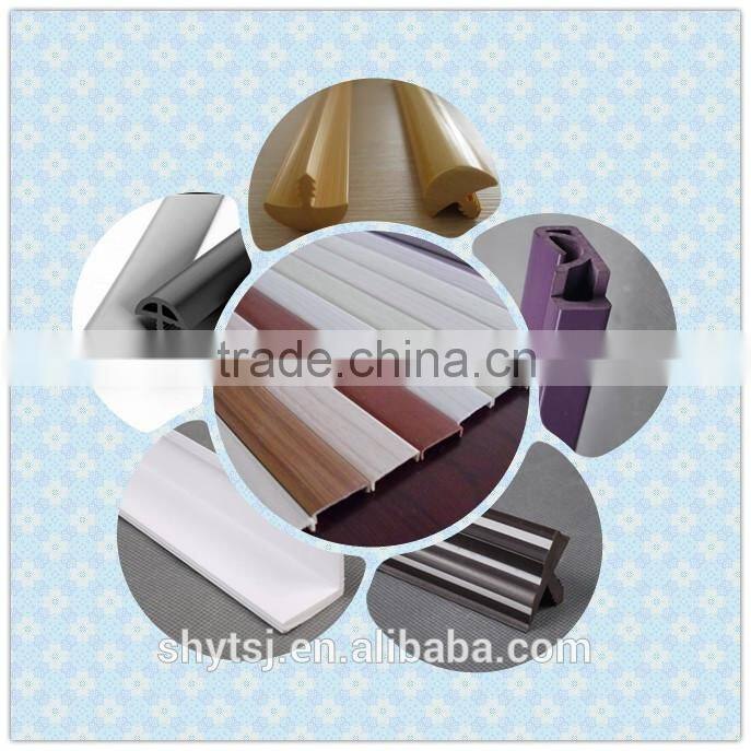 Factory wholesale plastic profile,t edge band/u shaped edge trim