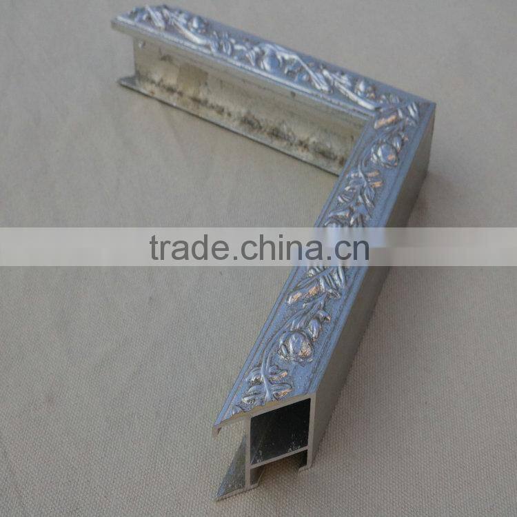 Silver aluminum silk screen frame mountain bike extrusion solar panel frame cardboard