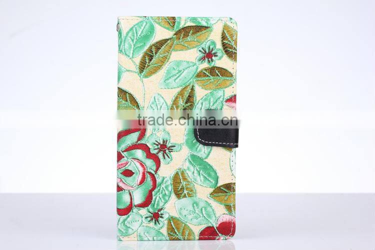 Best Selling stand Color painting for Sony Xperia Z3 wallet cell phone case cover