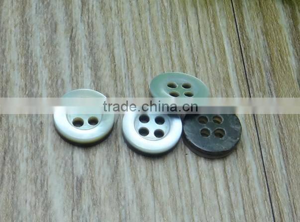 garment accessory 4-hole shell button