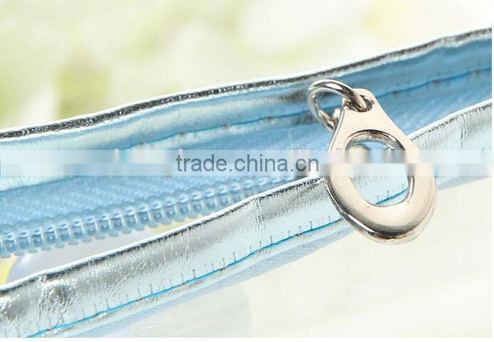 yiwu New products newest design transparent pp pvc cosmetic bag with zipper manufacture and supplier made in china