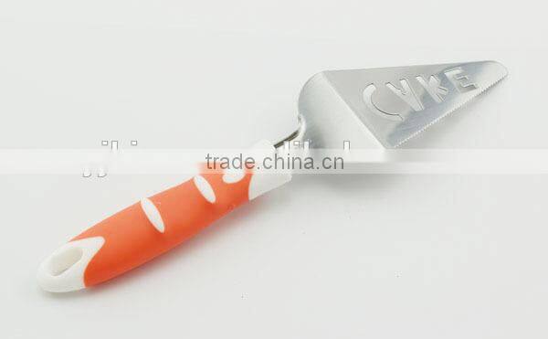 Novelty stainless steel cake server with lettering