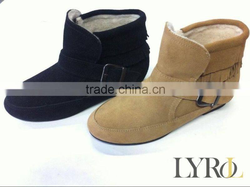 The shoes lady ankle boots women shoes with buckle