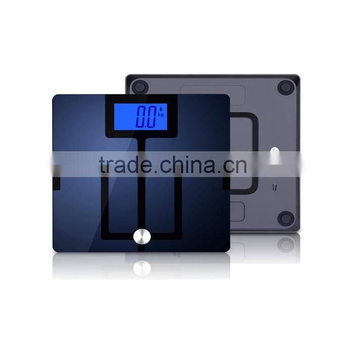 Measures Weight Body Fat Water Bone Mass 400 Lbs Capacity Scale