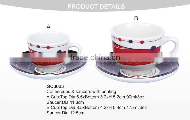 2016 hot sell ceramic tea cups,espresso cups,porcelain coffee cups