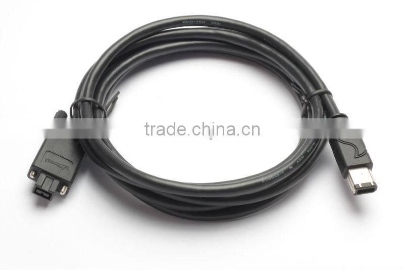 1394B 9pin to 4pin + DC Power Jack 1.5m black