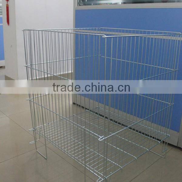 Heavy Duty Collapsible Dump Bin And Wire Basket