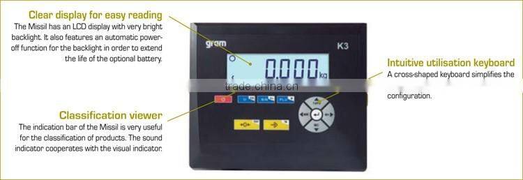 MISSIL F3-300 Industrial Digital Weighing Platform Scale - 300kg / 50g