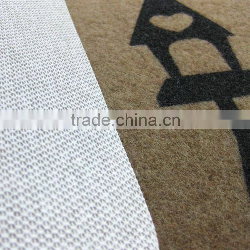 dust remove door mat anti slip printing embroidered rugs