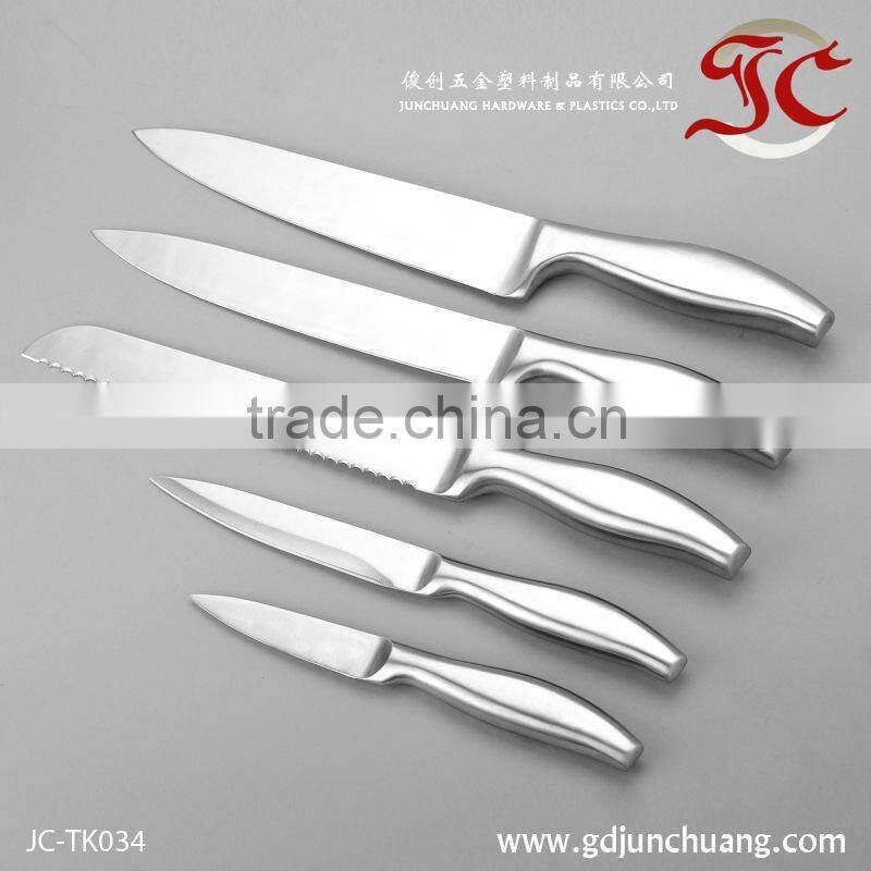 Multifunctional household stainless steel 6pcs kitchen knife set