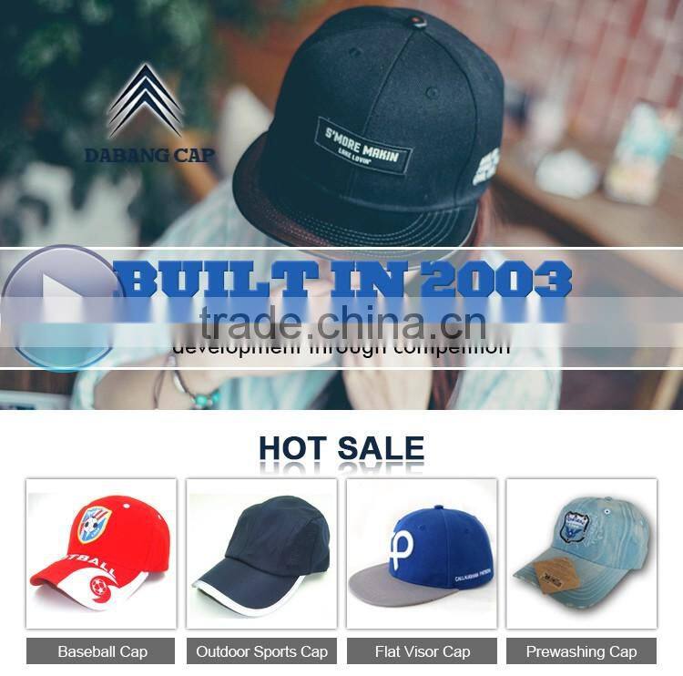 Advanced equipments made customized embrodiery cheap black flat visor cap hat