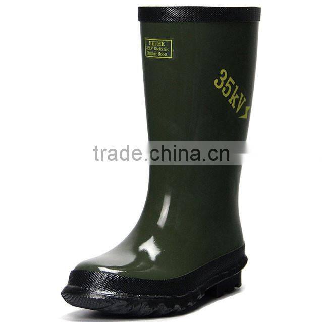 industrail 35kv dielectric insulated rubber boots