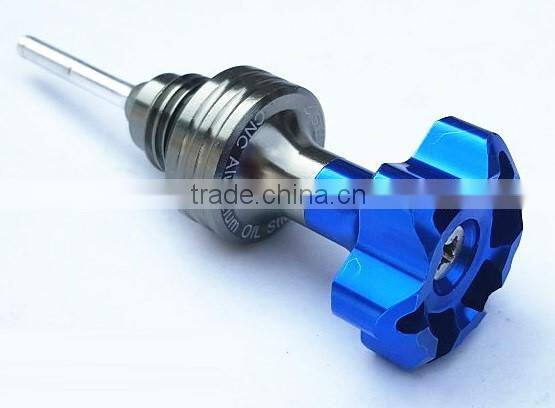 CNC Aluminum Alloy motorcycle oil stick Motorcycle CNC oil level gauge For GY6 50 125,BWS,JOG 50 Scooter