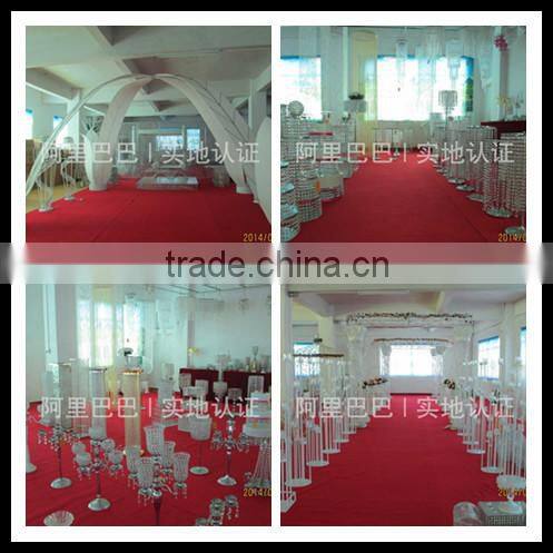 elegant fashion crystal and metal wedding decoration leaf shaped charger plates