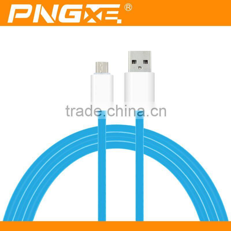PNGXE new usb cable candy color sales promotion price sync data micro usb cable for iphon6 usb cable