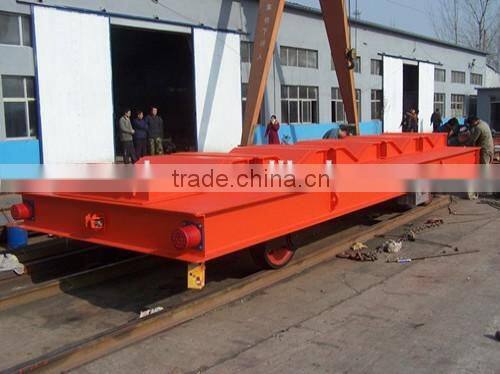 rail-guide transfer wagon