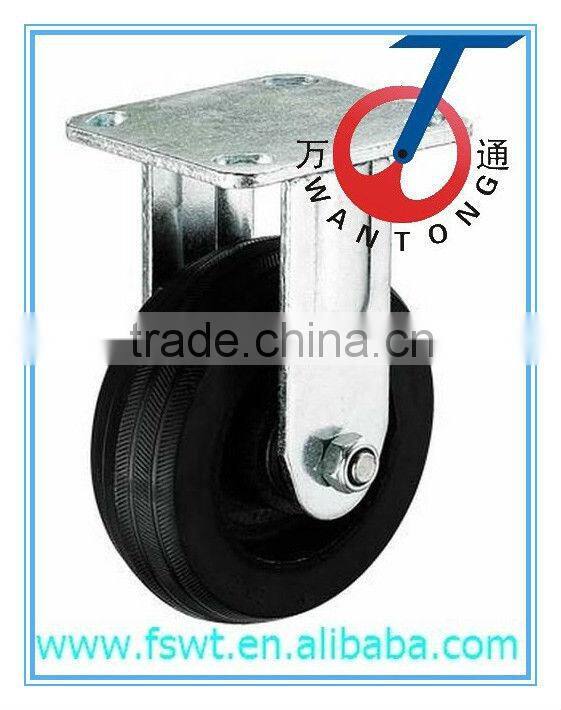 rubber Core-A furniture caster single wheel no fork