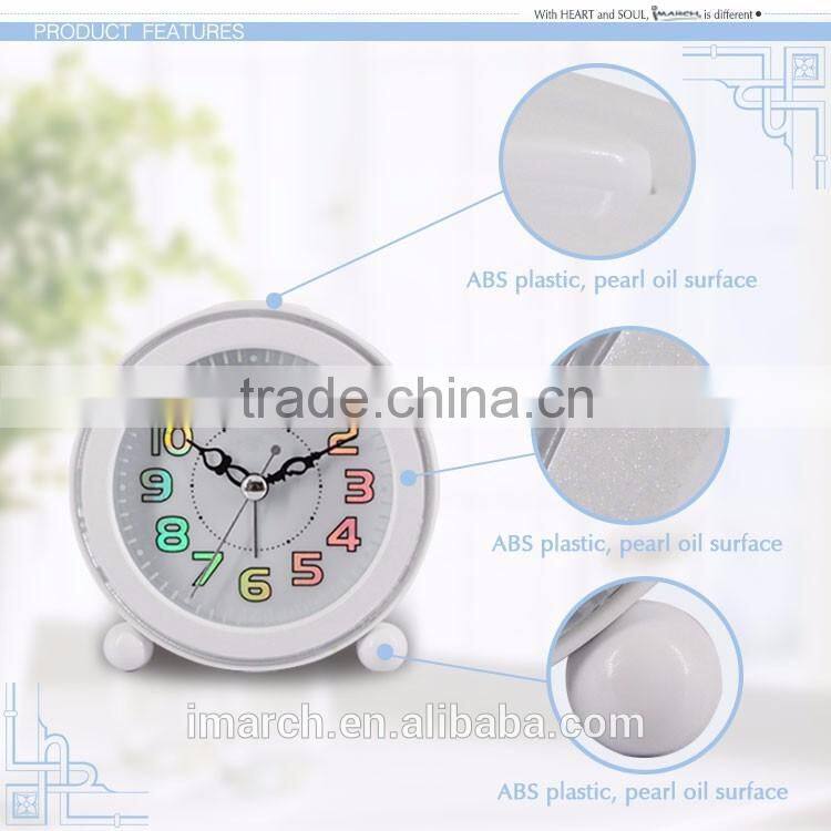 2016 simple cheap promotion melody clock