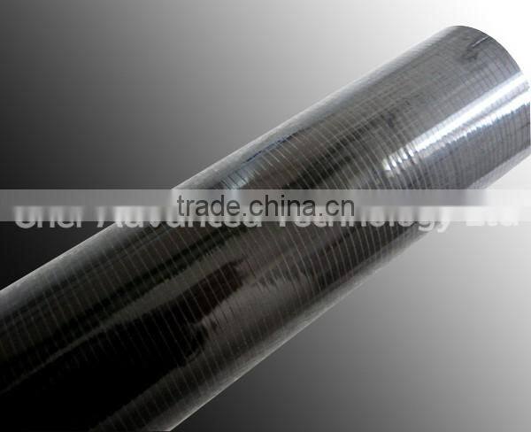 Carbon fiber & fiberglass hybrid telescopic tube