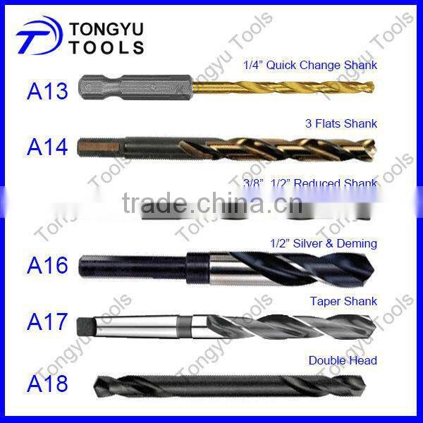 Power tool of HSS Taper Shank Drill Bits for metal