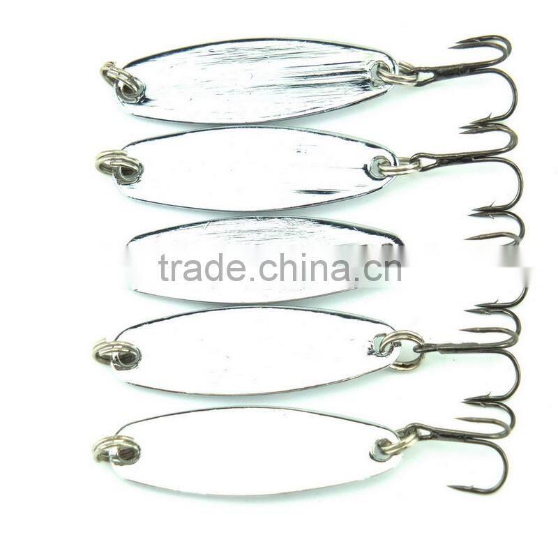 15pcs Metal Spoon Fishing Lures Bass CrankBait Crank Bait Tackle 4.3cm/6.78g