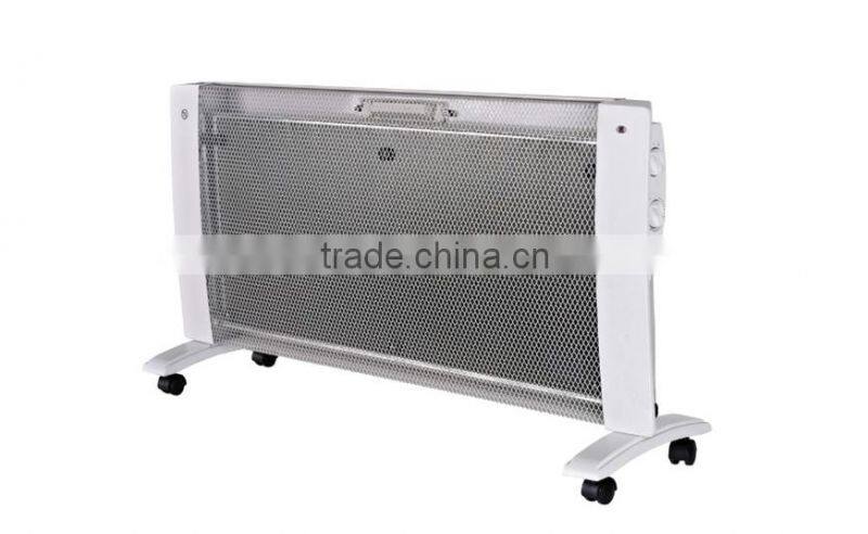 Decorative modern electric wall heater diamond electric heater with handle and movable castors