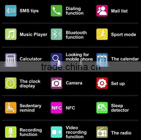 APLUS GV18 Smart Watch Phone GSM MTK6260A 1.54" Touch Screen Anti-lost Remote Camera NFC Band for IOS and Android