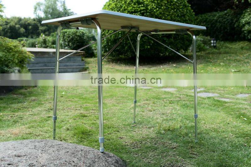 Aluminum folding table camping table outdoor table with injection border