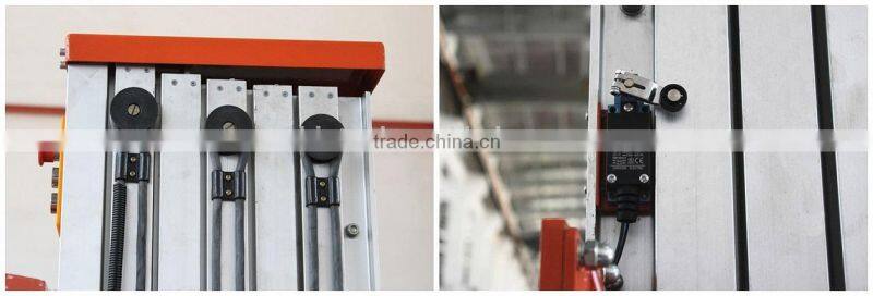 8.0m Single Mast Mobile aluminium work platform