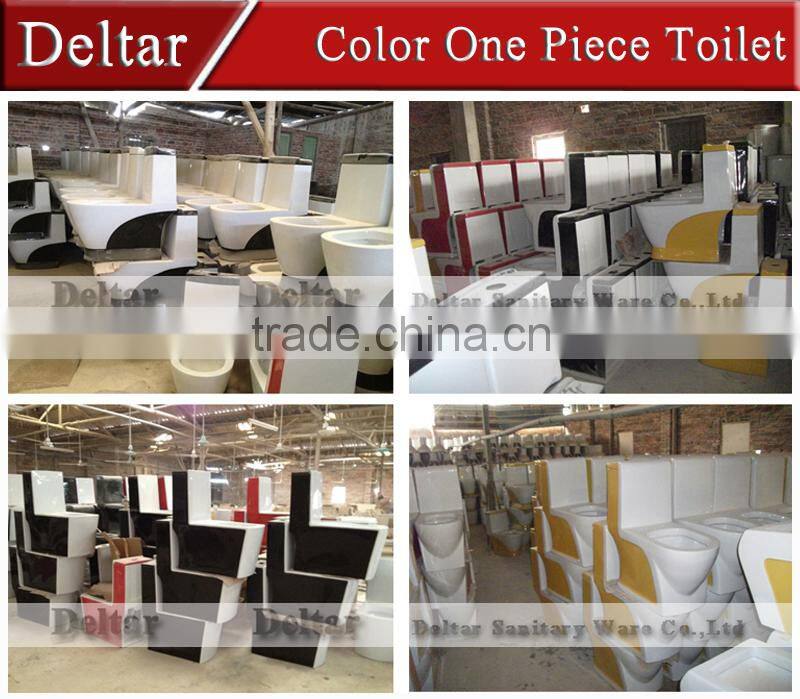 ideal standard sanitary ware toilet, two colored toilet wc,Kuwait one piece colored toilet