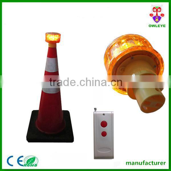 flashing led remote control warning light/remote controlled strobe lights
