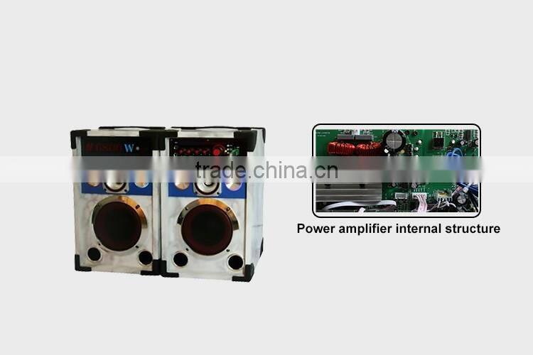 Clear Sound Quality 8inch Mono Lighted Speaker With Disco Lamp