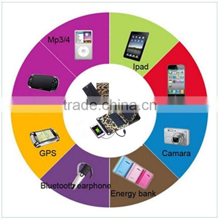 7W solar chargers for athletes desert for emergency charging