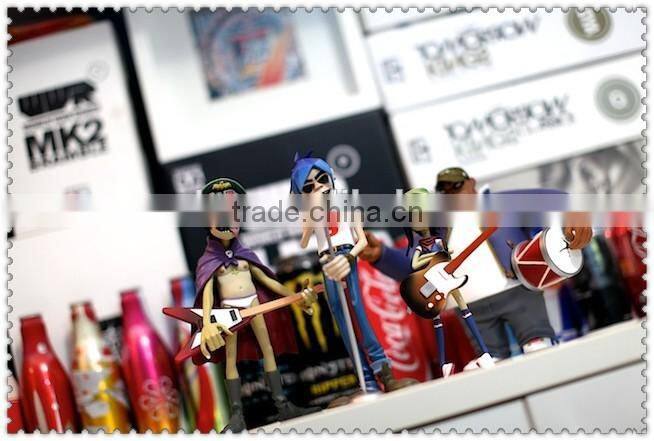cool rock and roll band plastic action figures/oem design band action figures for decor/custom cool action figures manufacturer
