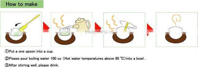 Delicious taste in Japanese Konbudashi (kelp Soup Stock)