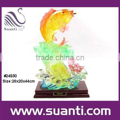 Chinese Fengshui fish statue ,christmas gifts home decor fish