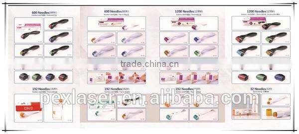 2016 derma rolling system micro needles skin care roller with 1200 needles