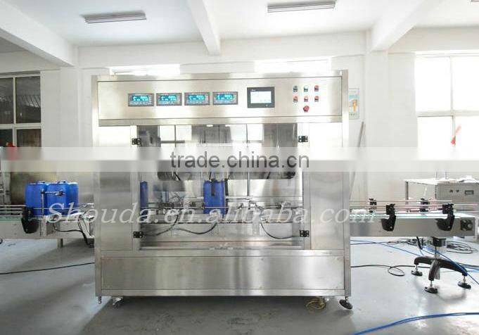 PLC controlled automatic barrels oil filling machine,filling and capping machine