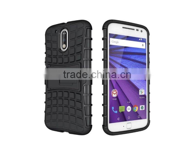 For MOTO G4 PLAY Armor CASE Heavy Duty Hybrid Rugged TPU Impact Kickstand ShockProof Tyre CASE COVER TANK COVER CASE