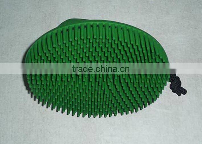 horse massage and cleaning brush